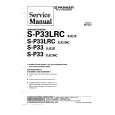 Cover page of PIONEER SP33LRC XJC/NC Service Manual