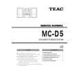Cover page of TEAC MC-D5 Service Manual