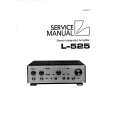 Cover page of LUXMAN L-525 Service Manual