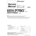 Cover page of PIONEER KEH-P7800UC Service Manual