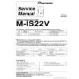 Cover page of PIONEER M-IS22V Service Manual