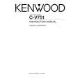 Cover page of KENWOOD C-V751 Owner's Manual