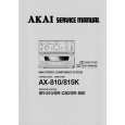Cover page of AKAI AX-810 Service Manual