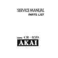 Cover page of AKAI CR-83D Service Manual