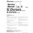 Cover page of PIONEER S-DV505/XJC/NC Service Manual
