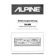 Cover page of ALPINE 7618R Owner's Manual