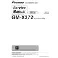 Cover page of PIONEER GM-X372 Service Manual