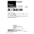 Cover page of PIONEER A-351R Service Manual