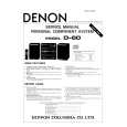 Cover page of DENON D-60 Service Manual