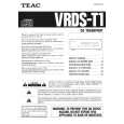 Cover page of TEAC VRDST1 Owner's Manual