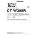 Cover page of PIONEER CT-W208R/HLXJ Service Manual