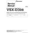 Cover page of PIONEER VSX-D308/KUXJI Service Manual