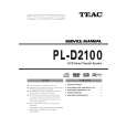 Cover page of TEAC PL-D2100 Service Manual