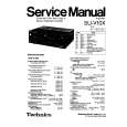 Cover page of TECHNICS SUV10X Service Manual