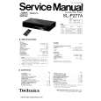 Cover page of TECHNICS SL-P277A Service Manual