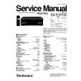 Cover page of TECHNICS SAEX700 Service Manual