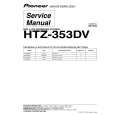 Cover page of PIONEER HTZ-353DV/NTXJ Service Manual