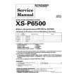 Cover page of PIONEER XSP6500 Service Manual