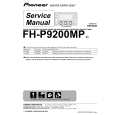 Cover page of PIONEER FH-P9200MP/ES Service Manual