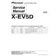 Cover page of PIONEER X-EV5D/DDXJ/RB Service Manual