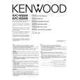 Cover page of KENWOOD KFC-W2509 Owner's Manual