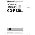 Cover page of PIONEER CD-R320/XZ/E5 Service Manual