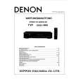 Cover page of DENON DCD-960 Owner's Manual