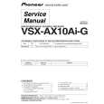 Cover page of PIONEER VSX-AX10AI-G/SF Service Manual