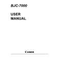 Cover page of CANON BJC-7000 Owner's Manual