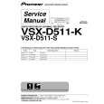 Cover page of PIONEER VSX-D511-K/MVXJI Service Manual