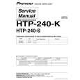 Cover page of PIONEER HTP-240-K/KUXJI/CA Service Manual