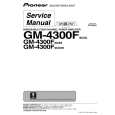 Cover page of PIONEER GM-4300F/XS/ES Service Manual