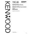 Cover page of KENWOOD TRC80 Owner's Manual