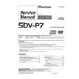 Cover page of PIONEER SDV-P7 Service Manual
