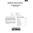 Cover page of ONKYO A-8800 Service Manual