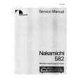 Cover page of NAKAMICHI 582 Service Manual