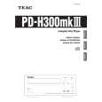Cover page of TEAC PDH300MK3 Owner's Manual