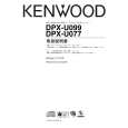 Cover page of KENWOOD DPX-U077 Owner's Manual