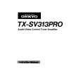 Cover page of ONKYO TX-SV313PRO Owner's Manual