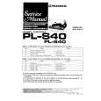 Cover page of PIONEER PL-640 Service Manual