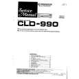 Cover page of PIONEER CLD-990 Service Manual