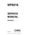 Cover page of CANON NP6018 Service Manual