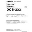 Cover page of PIONEER DCS-232/WXJ/RE5 Service Manual