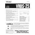 Cover page of TEAC VRDS25 Owner's Manual
