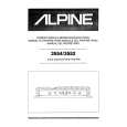 Cover page of ALPINE 3554 Owner's Manual