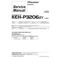 Cover page of PIONEER KEH-P3206 Service Manual
