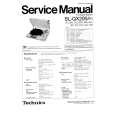 Cover page of TECHNICS SL-QX200K Service Manual