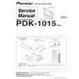 Cover page of PIONEER PDK-1015/WL5 Service Manual