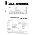Cover page of AKAI HX-M670W Service Manual