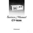 Cover page of PIONEER CT-606 Service Manual